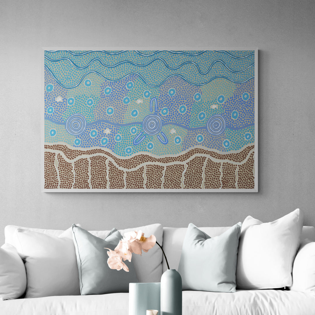 wall-art-print-canvas-poster-framed-Water Connection-by-Kamara Morgan-Gioia Wall Art