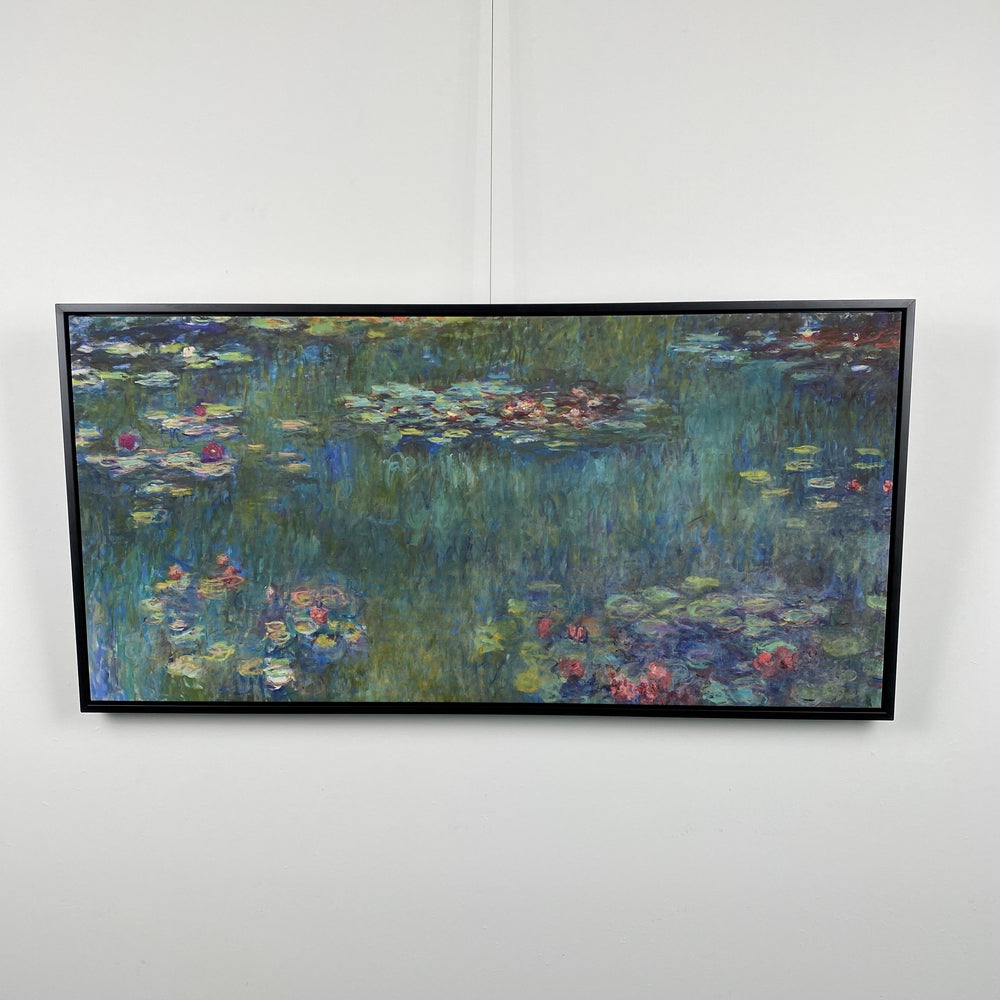 wall-art-print-canvas-poster-framed-Water Lilies, Monet-by-Gioia Wall Art-Gioia Wall Art