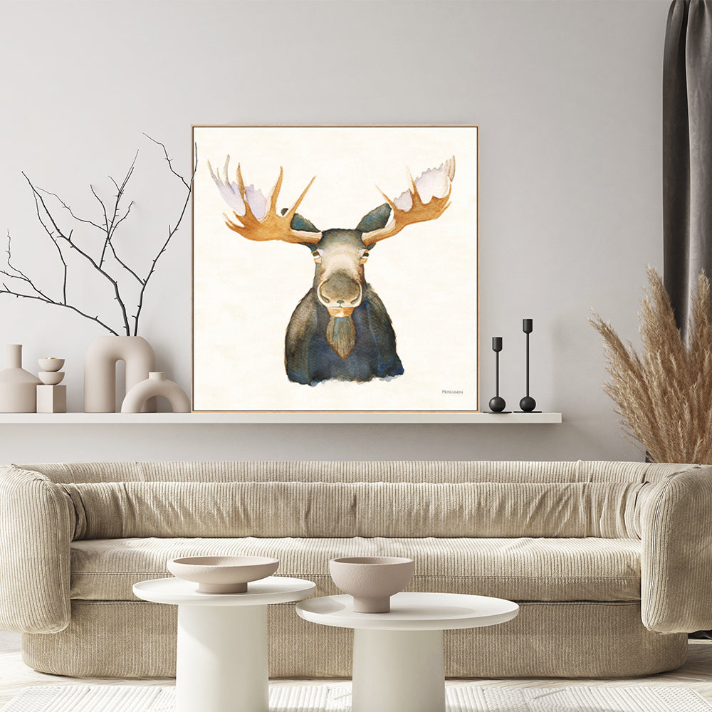 Watercolour Moose , By Kathy Ferguson