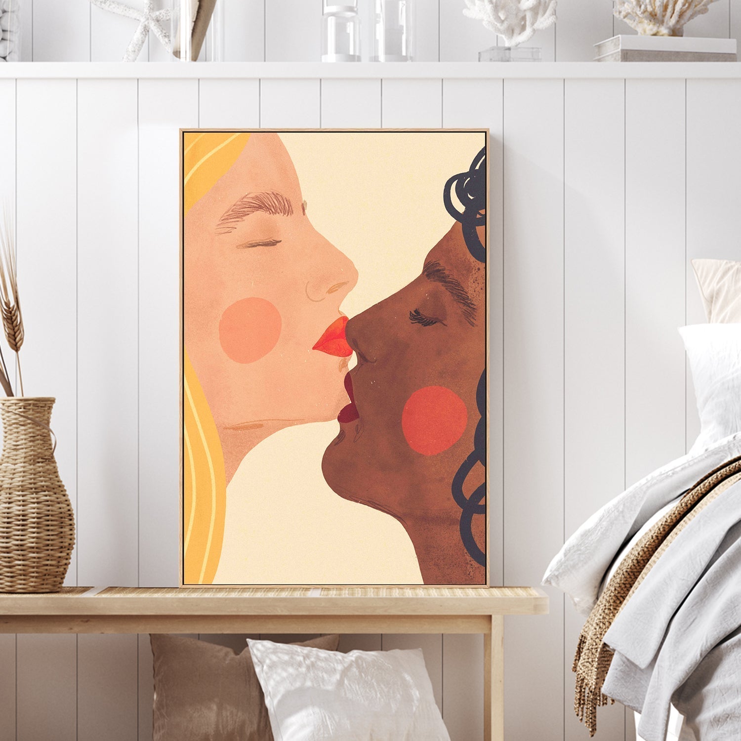 wall-art-print-canvas-poster-framed-We Are Love , By Gigi Rosado-GIOIA-WALL-ART