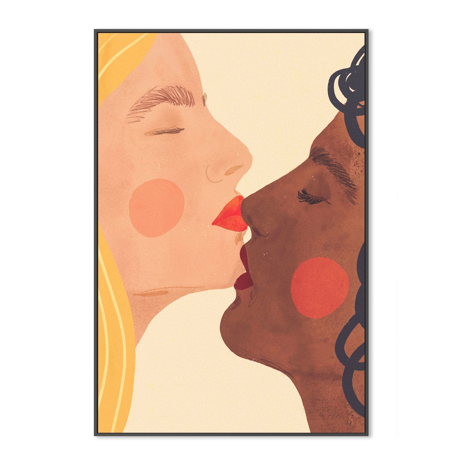 wall-art-print-canvas-poster-framed-We Are Love , By Gigi Rosado-GIOIA-WALL-ART