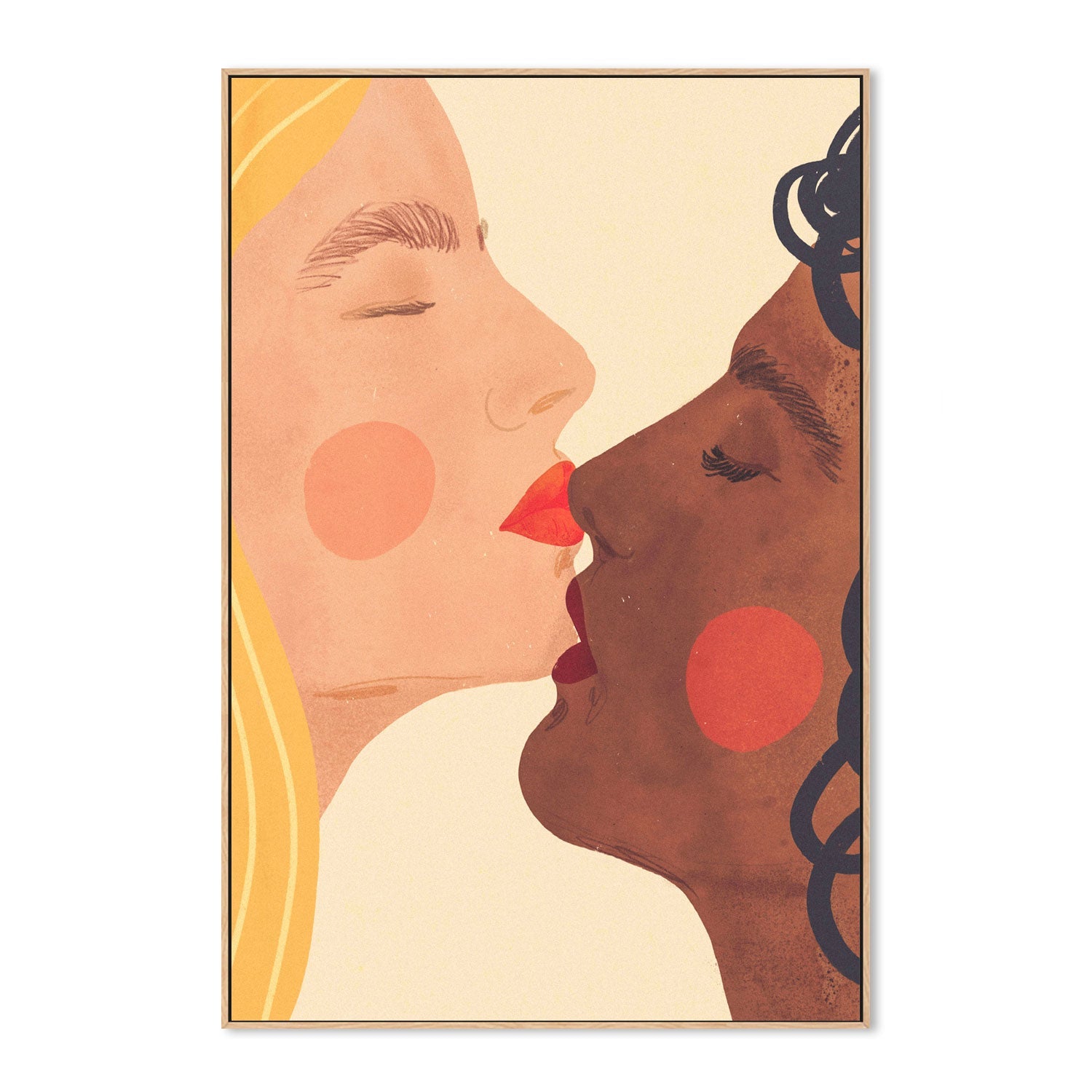 wall-art-print-canvas-poster-framed-We Are Love , By Gigi Rosado-GIOIA-WALL-ART