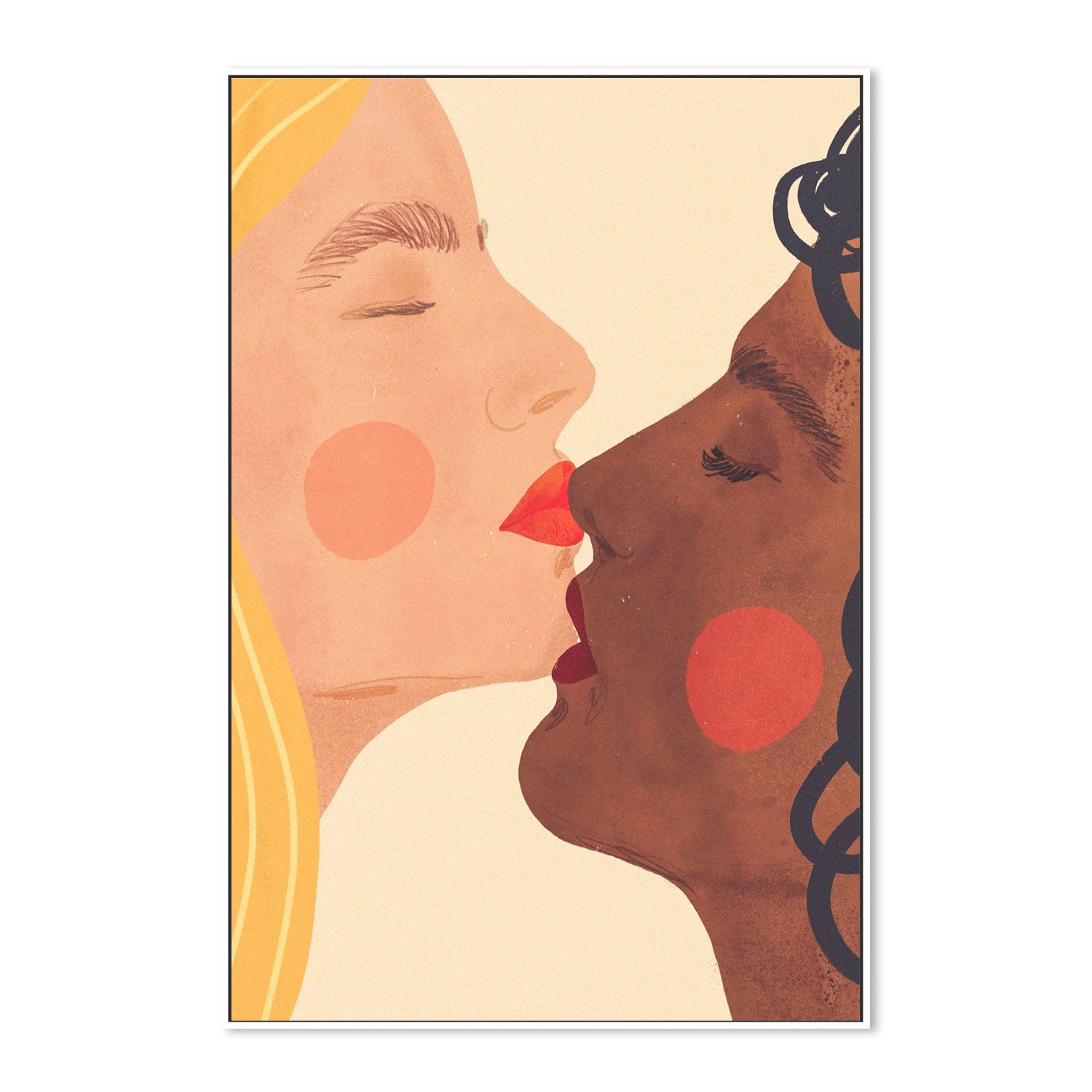 wall-art-print-canvas-poster-framed-We Are Love , By Gigi Rosado-GIOIA-WALL-ART