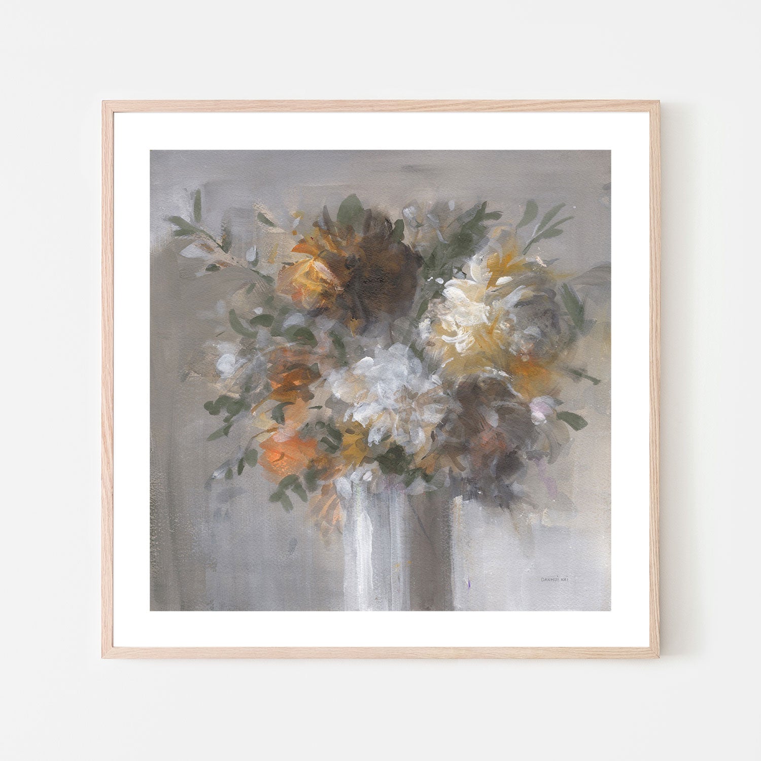 wall-art-print-canvas-poster-framed-Weekend Bouquet with Green-by-Danhui Nai-Gioia Wall Art