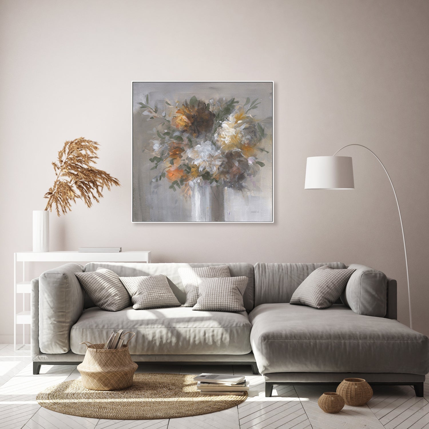 wall-art-print-canvas-poster-framed-Weekend Bouquet with Green-by-Danhui Nai-Gioia Wall Art