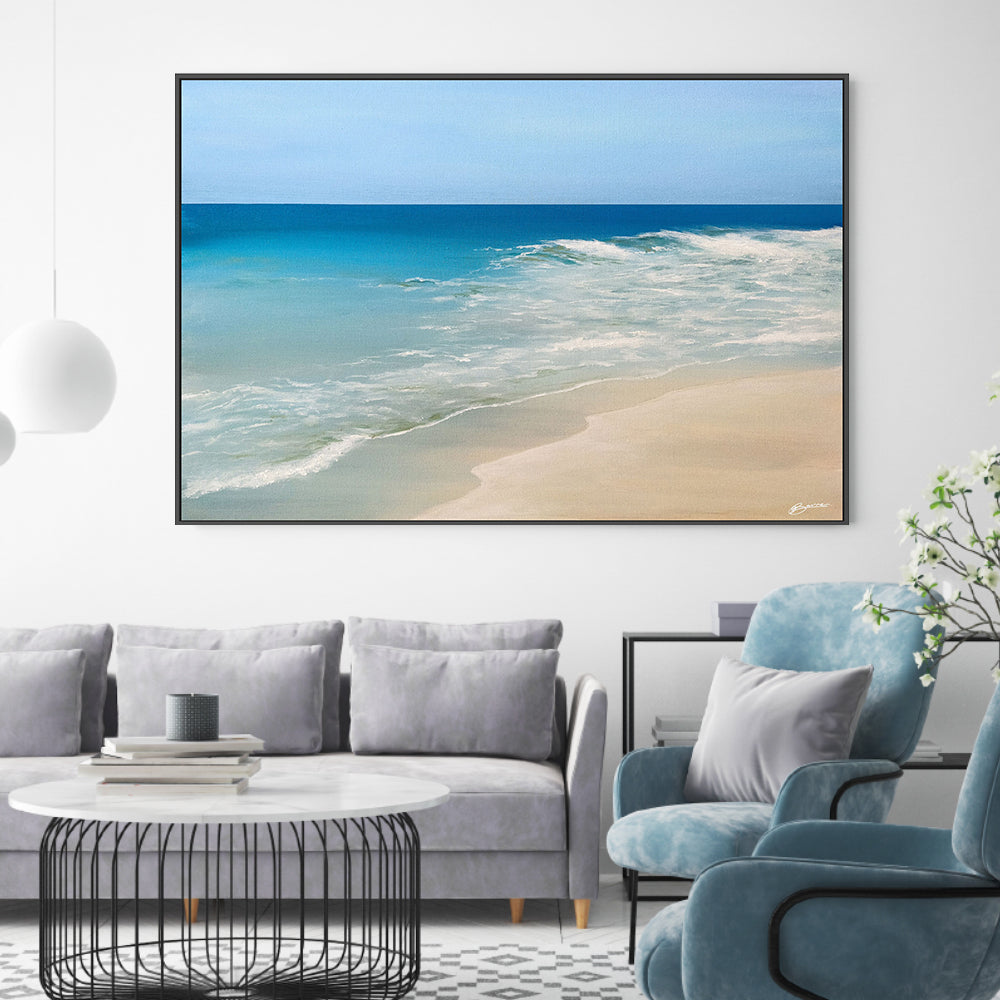 wall-art-print-canvas-poster-framed-Welcoming Waves , By Joanne Barnes-2