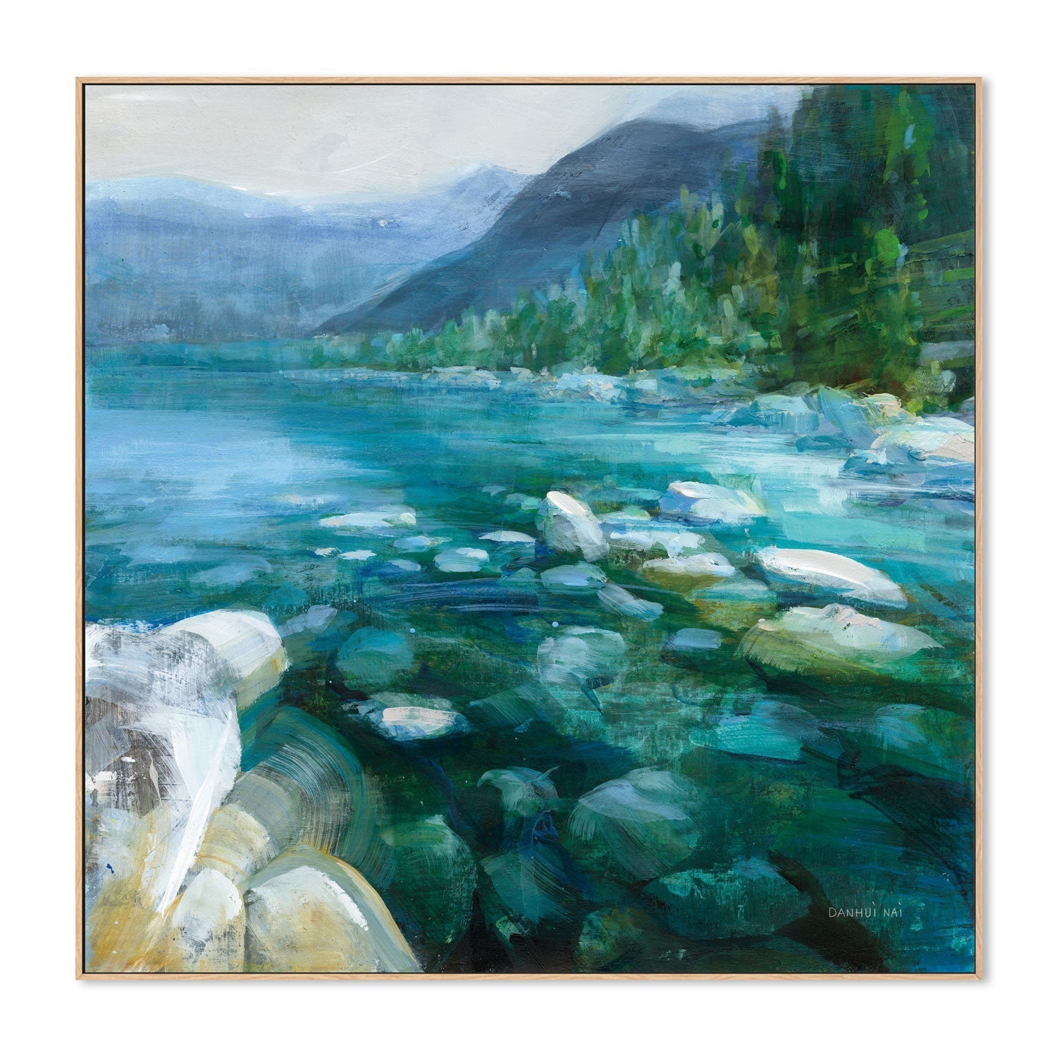 wall-art-print-canvas-poster-framed-Western Lake, Style B , By Danhui Nai-4