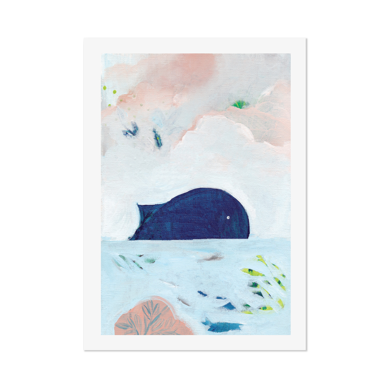 wall-art-print-canvas-poster-framed-Whale On The Horizon , By Nikita Jariwala-GIOIA-WALL-ART