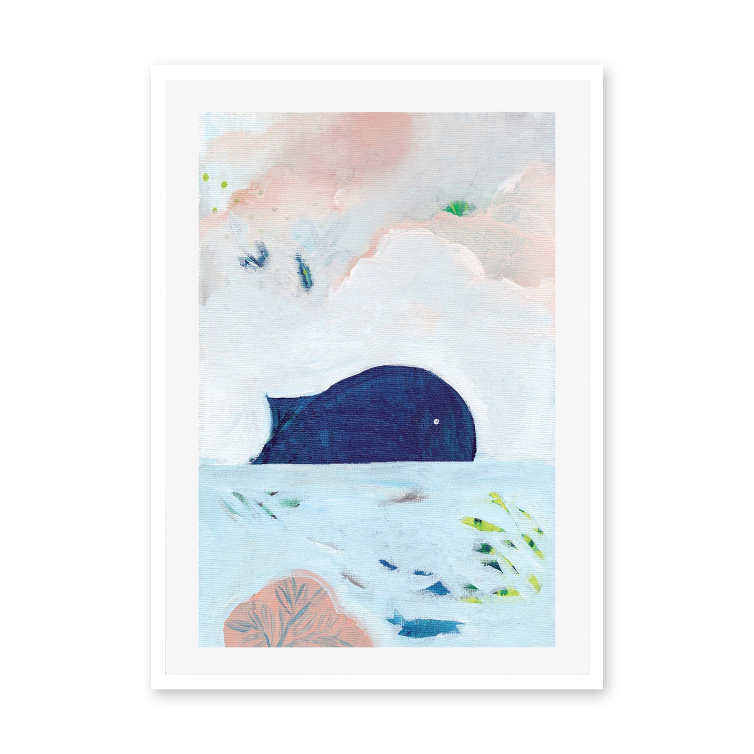 wall-art-print-canvas-poster-framed-Whale On The Horizon , By Nikita Jariwala-GIOIA-WALL-ART