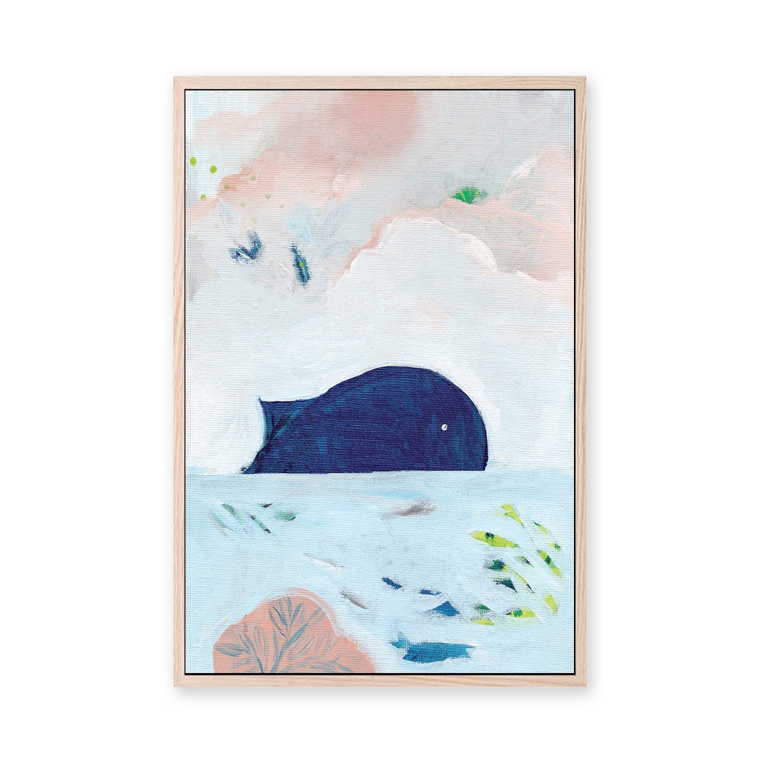 wall-art-print-canvas-poster-framed-Whale On The Horizon , By Nikita Jariwala-GIOIA-WALL-ART