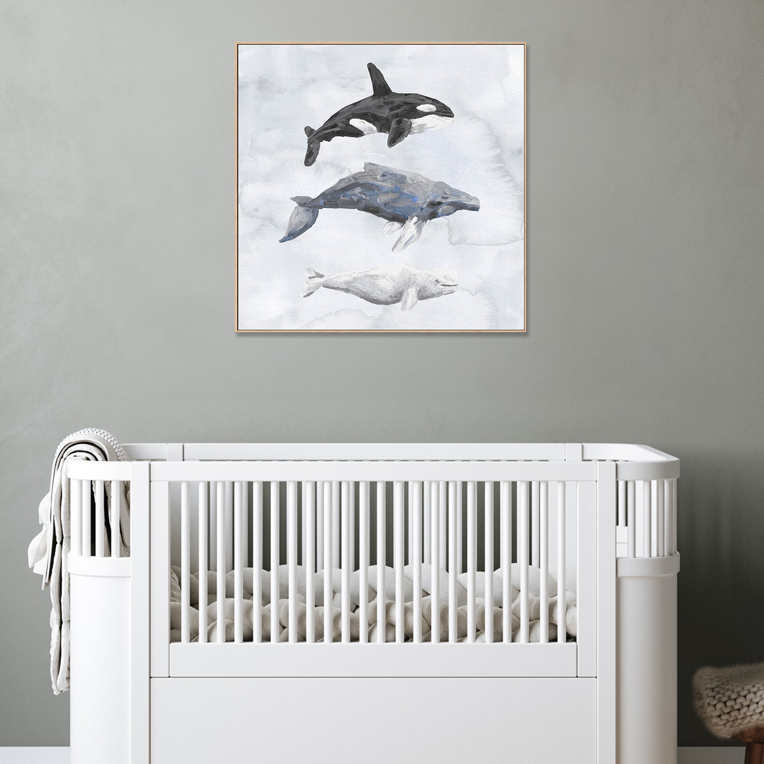 wall-art-print-canvas-poster-framed-Whales , By Emily Wood-2