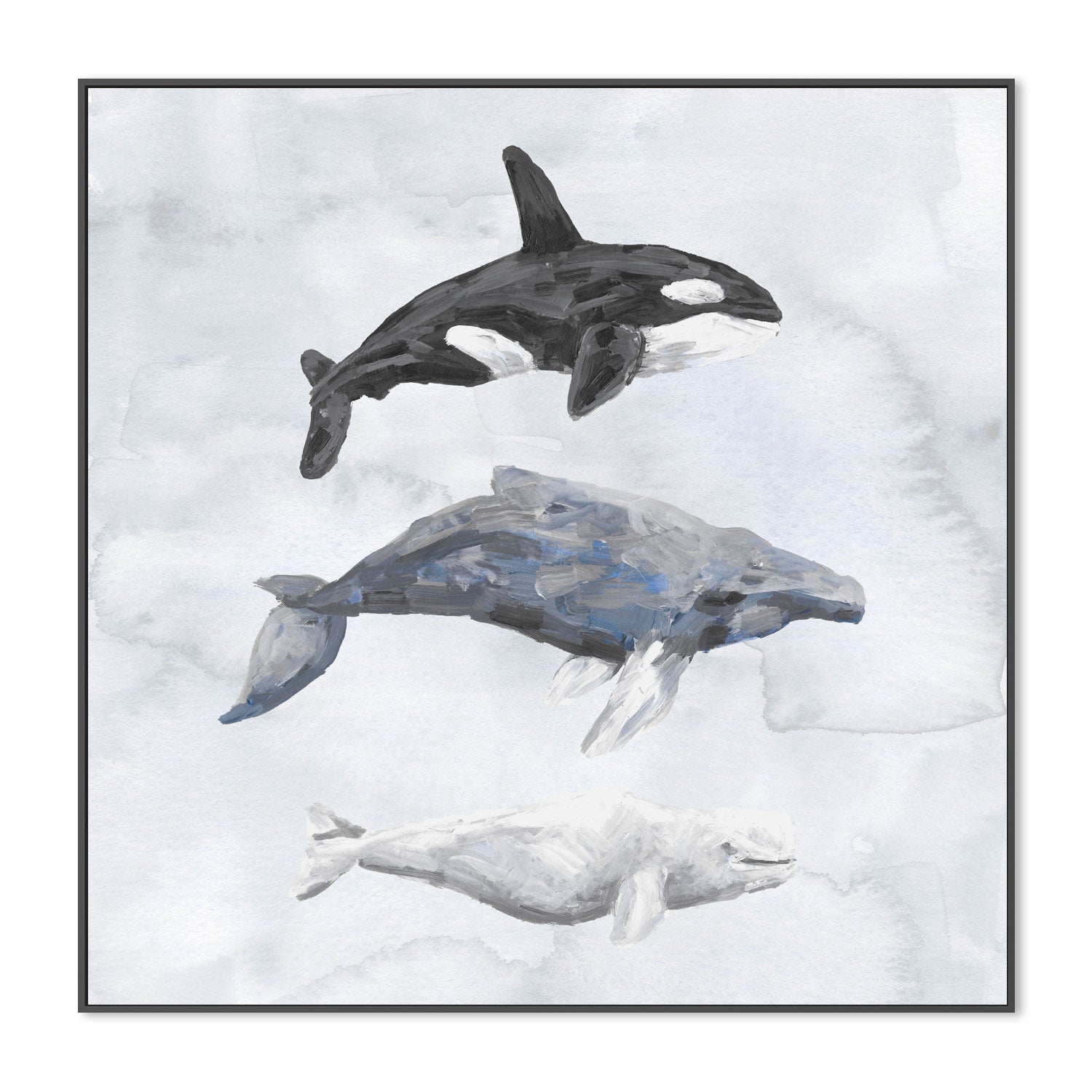 wall-art-print-canvas-poster-framed-Whales , By Emily Wood-3