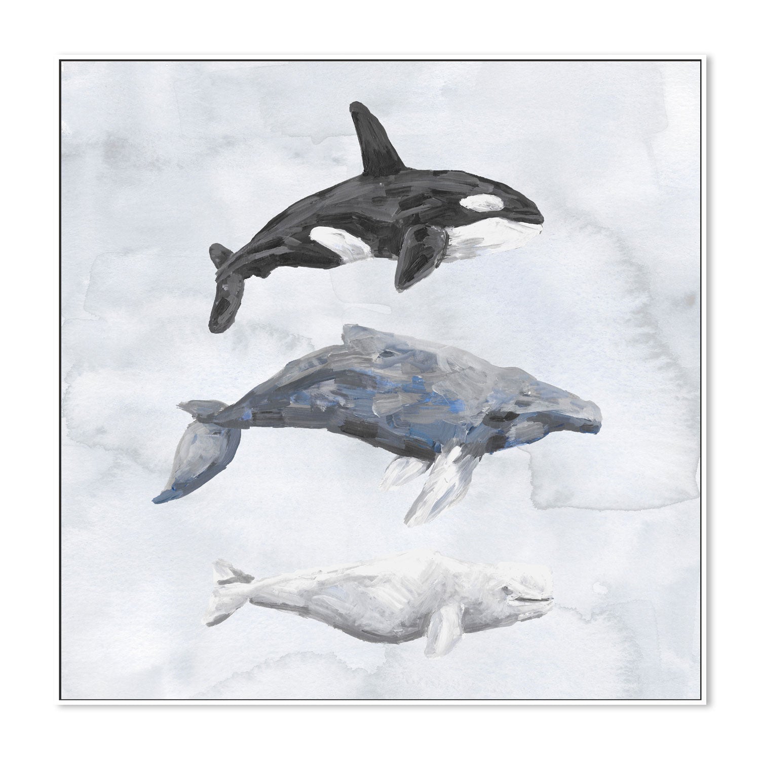 wall-art-print-canvas-poster-framed-Whales , By Emily Wood-5