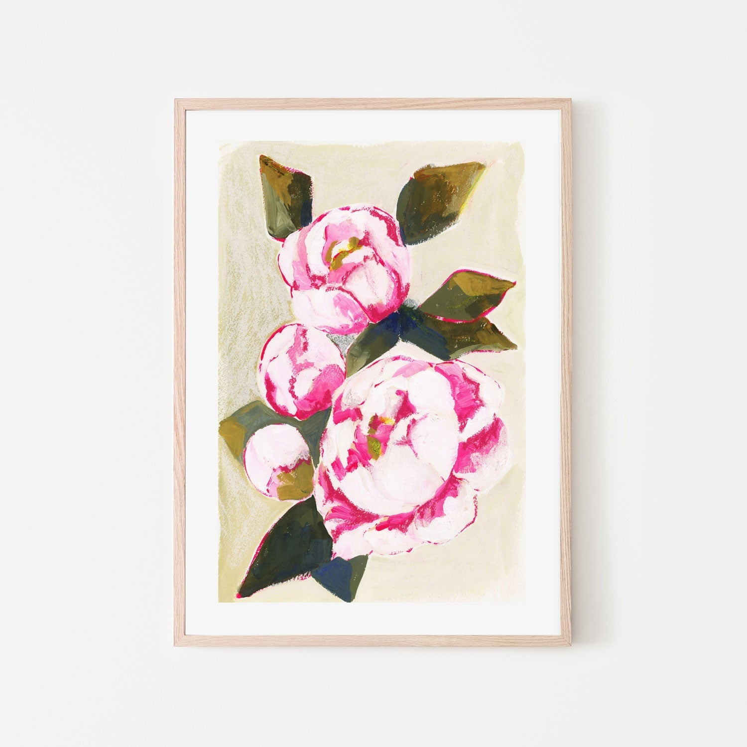 wall-art-print-canvas-poster-framed-Whimsical Peonies , By Lucrecia Caporale-6