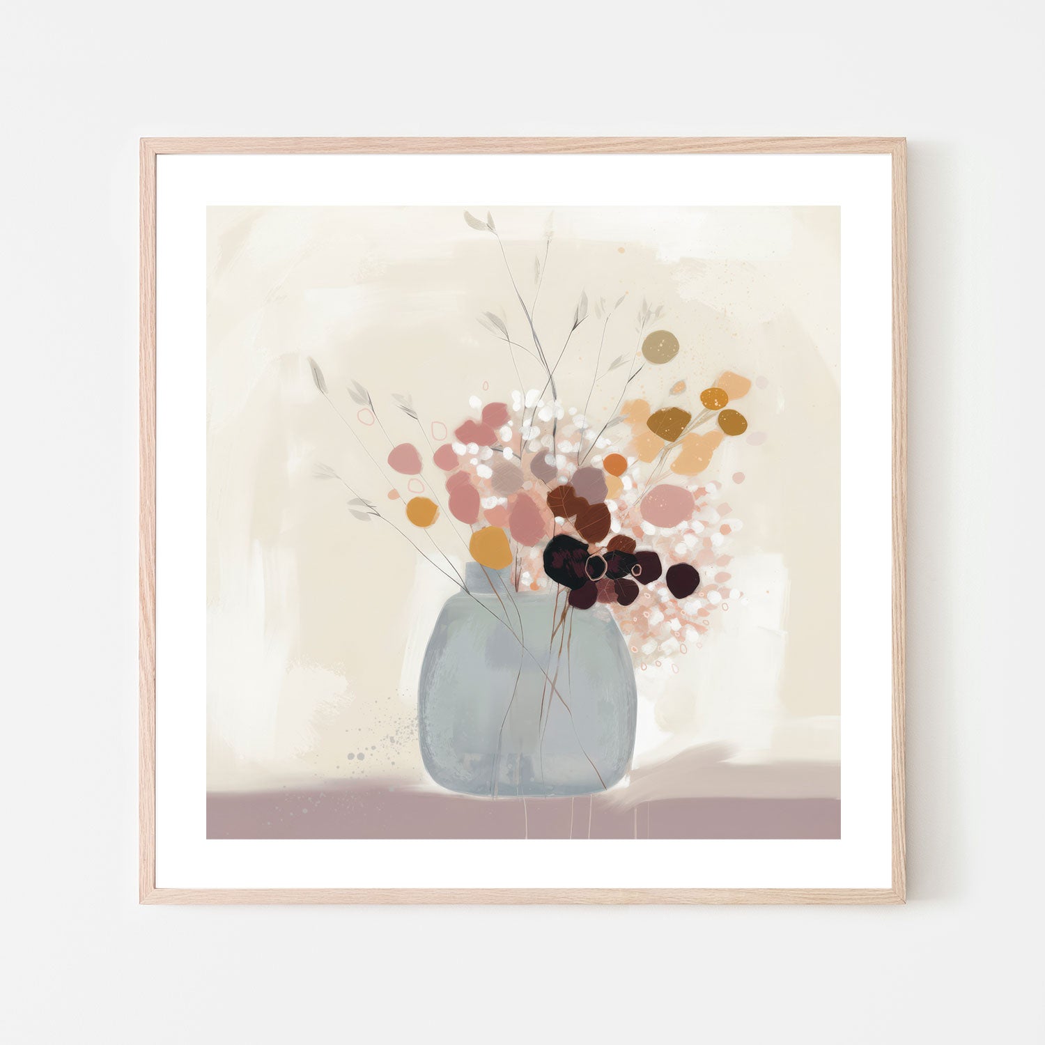 wall-art-print-canvas-poster-framed-Whimsy Blooms , By Bella Eve-6