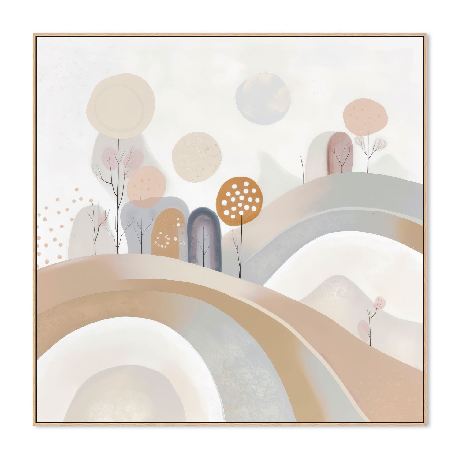 wall-art-print-canvas-poster-framed-Whimsy Hills , By Bella Eve-4