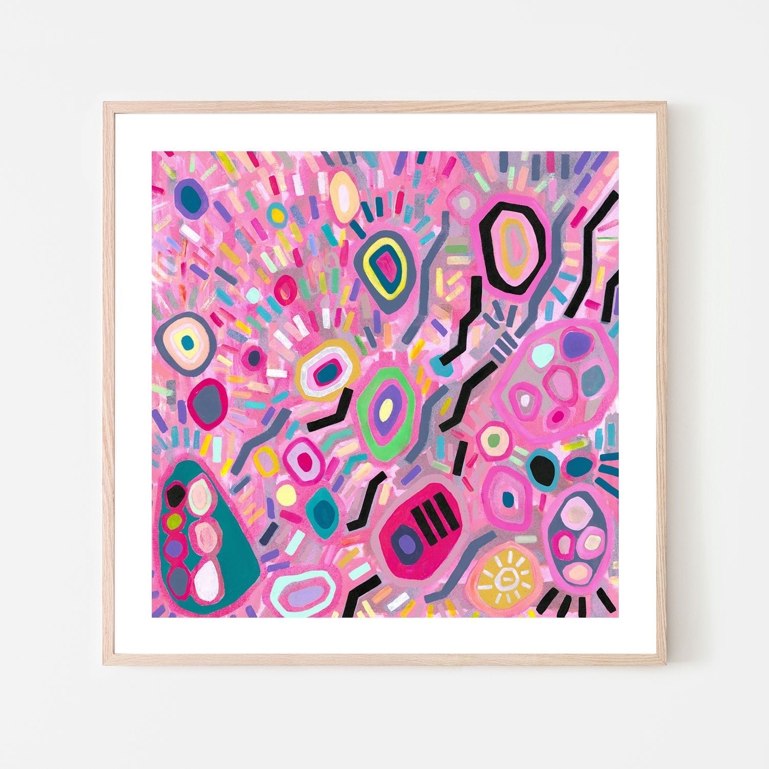 wall-art-print-canvas-poster-framed-Whimsy Pink , By Christian Quirino-6