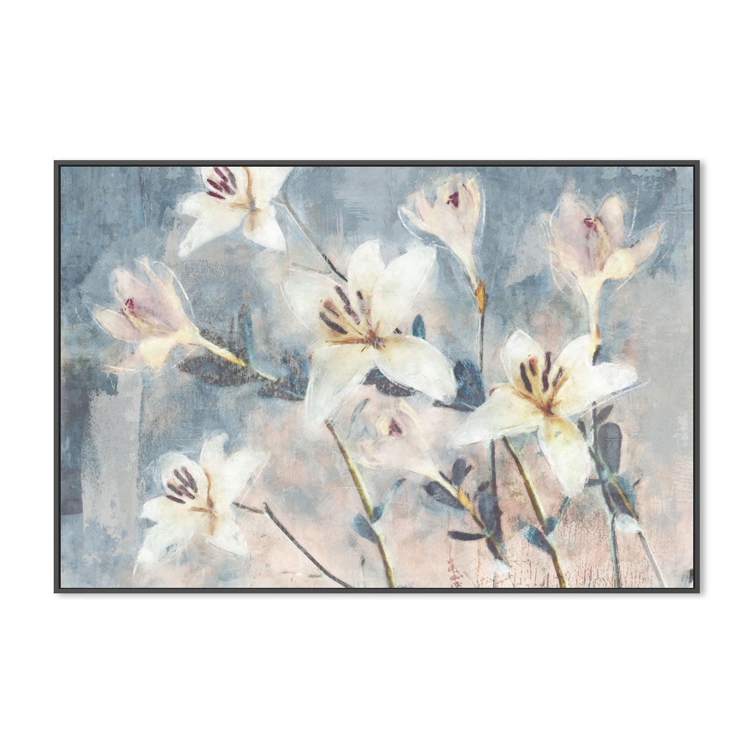 wall-art-print-canvas-poster-framed-Whisper Blooms, Style A , By Nina Blue-2