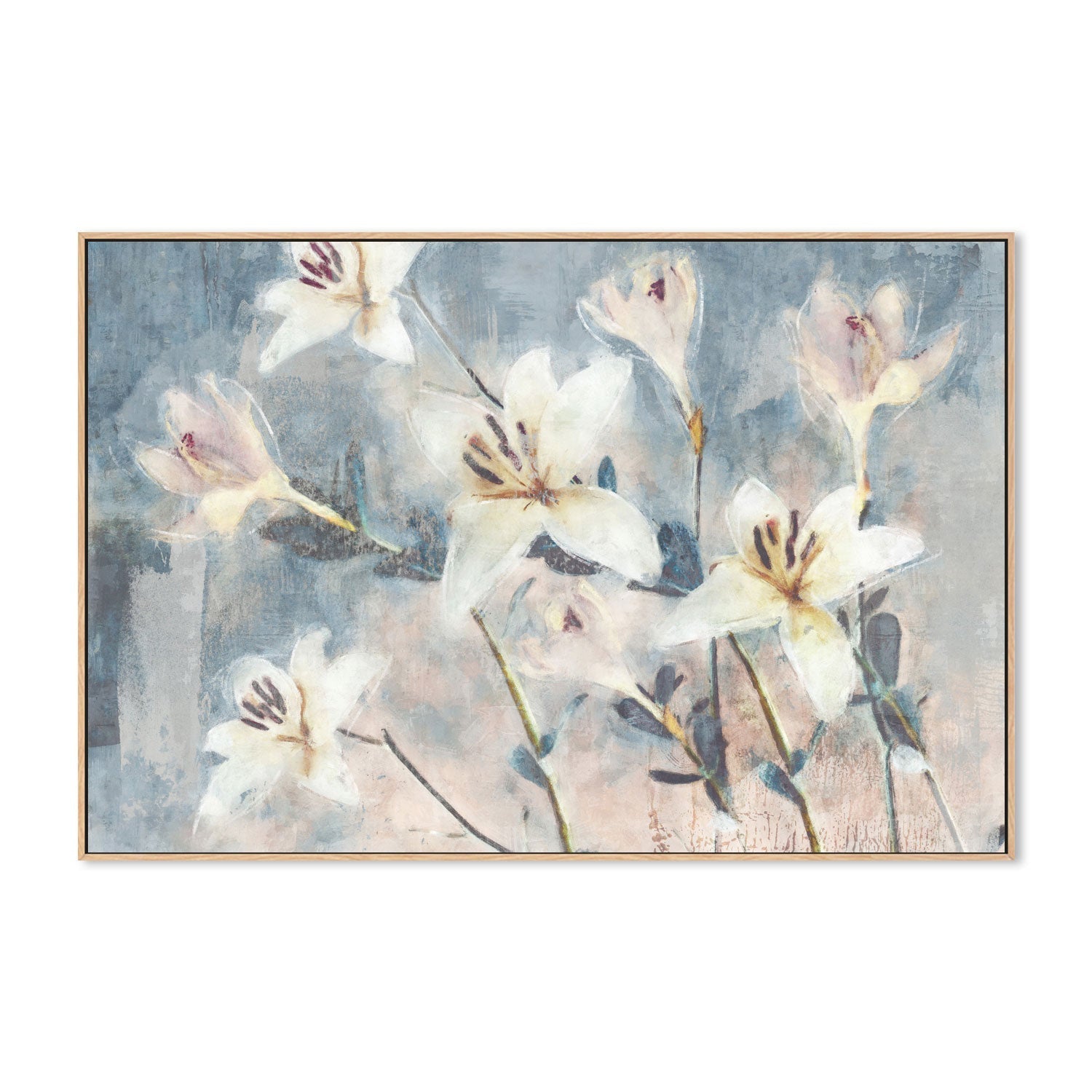 wall-art-print-canvas-poster-framed-Whisper Blooms, Style A , By Nina Blue-4