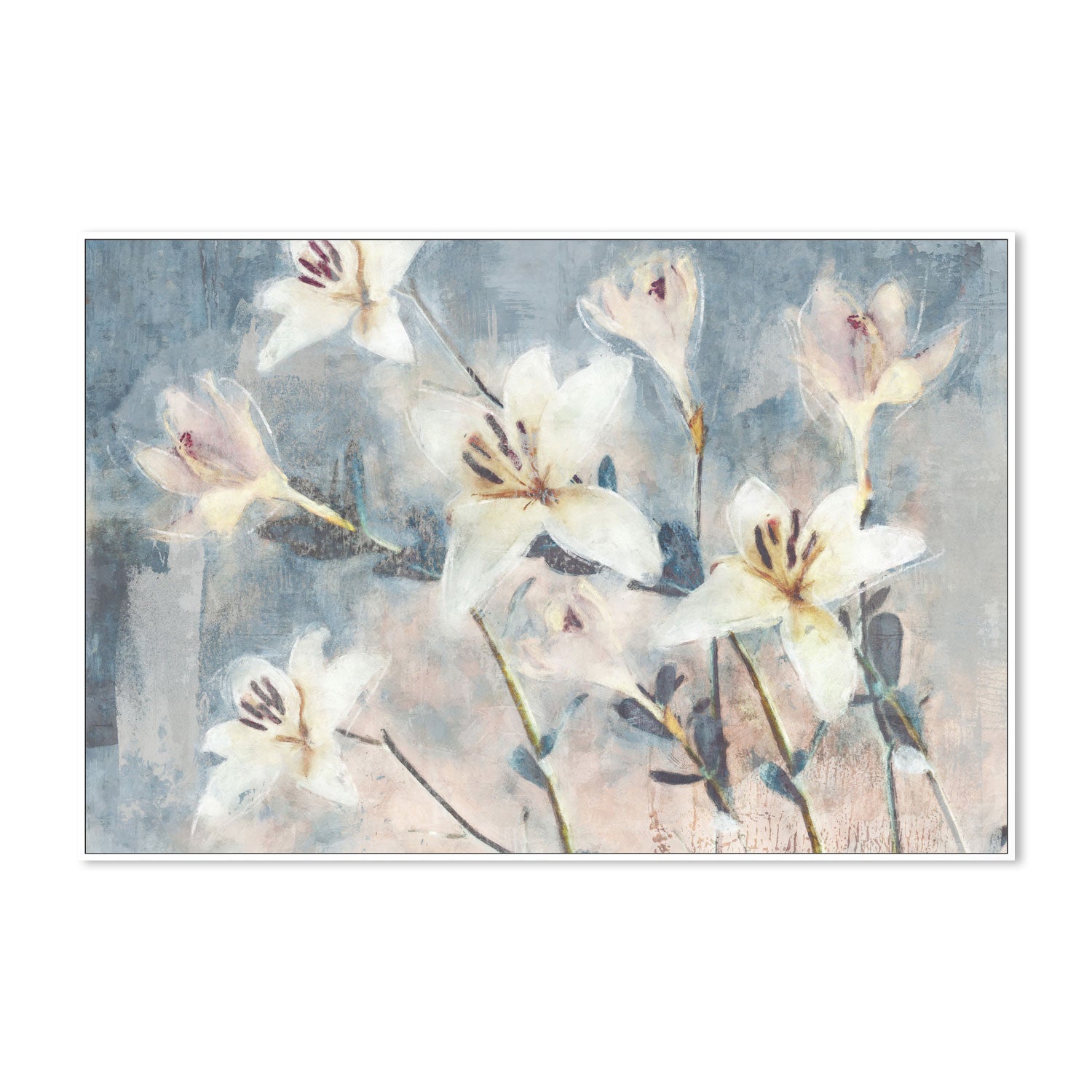 wall-art-print-canvas-poster-framed-Whisper Blooms, Style A , By Nina Blue-5