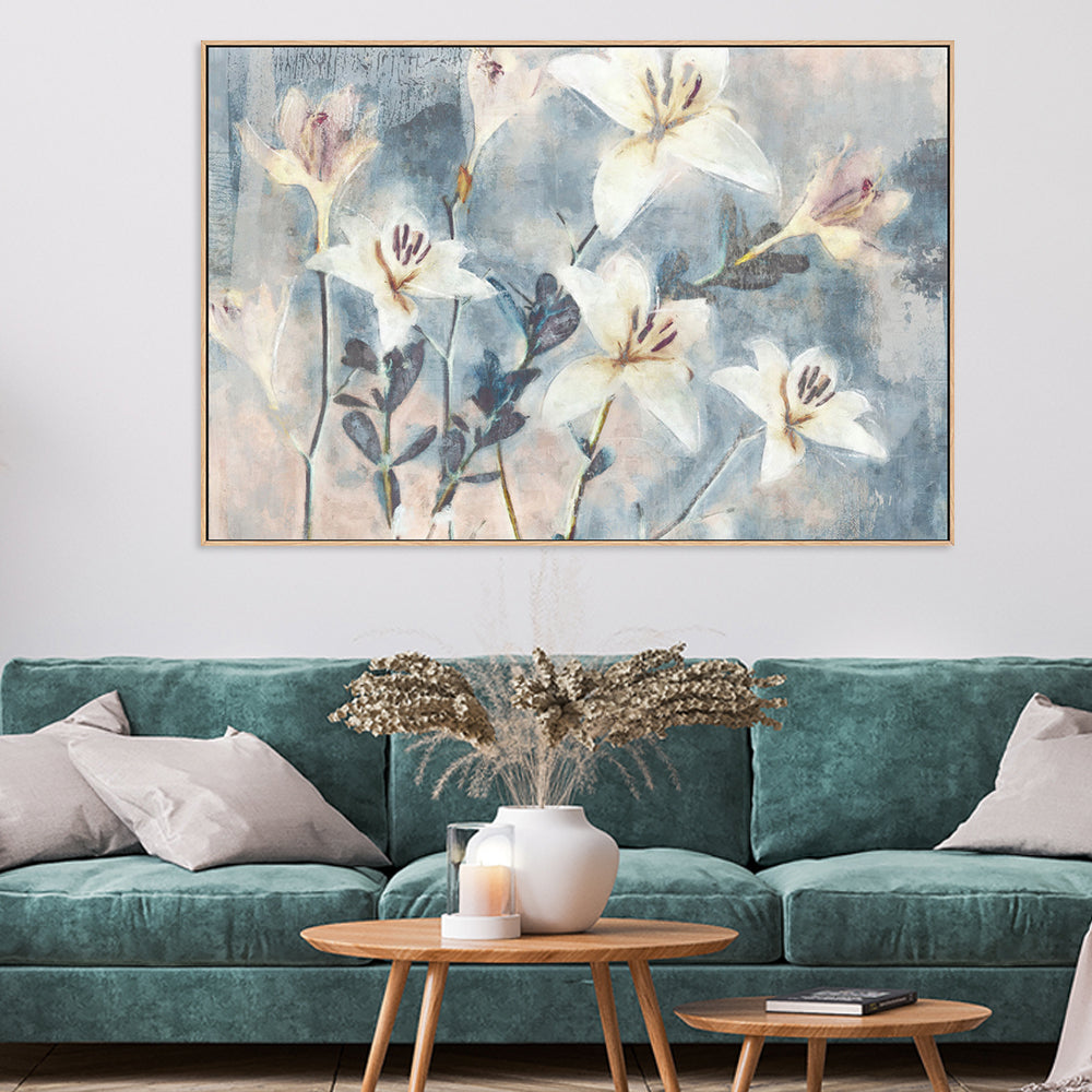 wall-art-print-canvas-poster-framed-Whisper Blooms, Style B , By Nina Blue-2