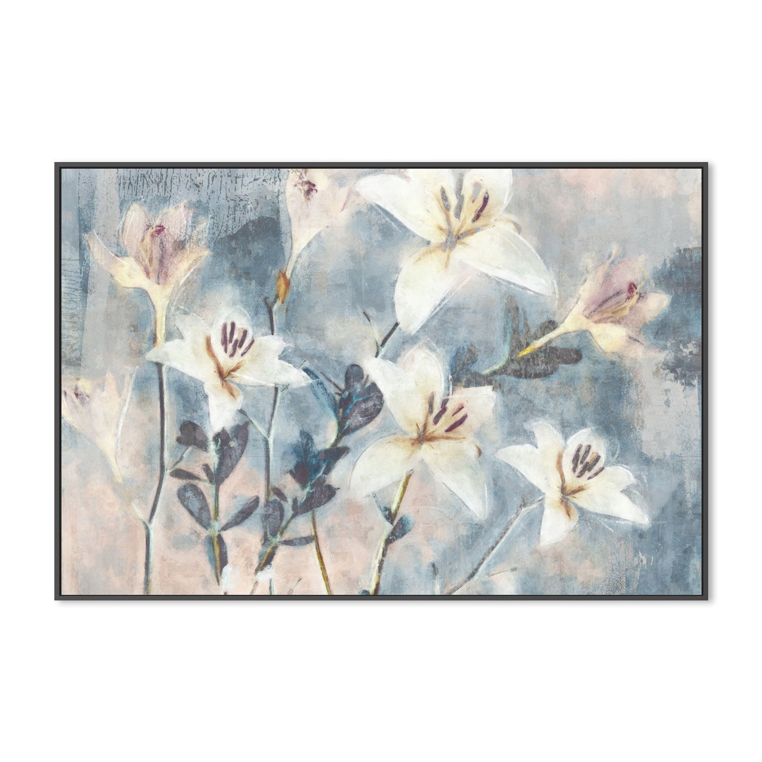 wall-art-print-canvas-poster-framed-Whisper Blooms, Style B , By Nina Blue-3