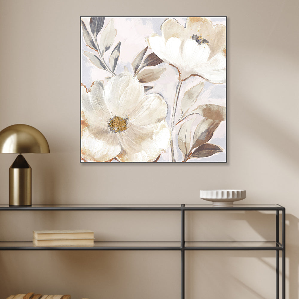 wall-art-print-canvas-poster-framed-Whisper White Florals, Style A , By Nina Blue-2