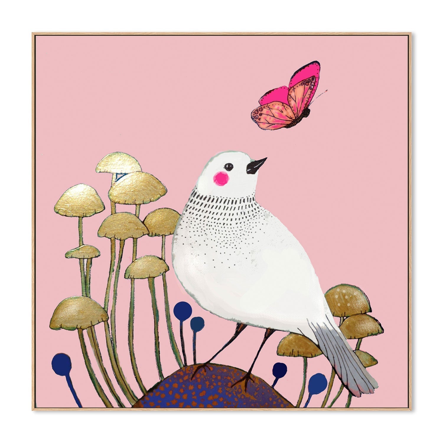 wall-art-print-canvas-poster-framed-White Bird-GIOIA-WALL-ART