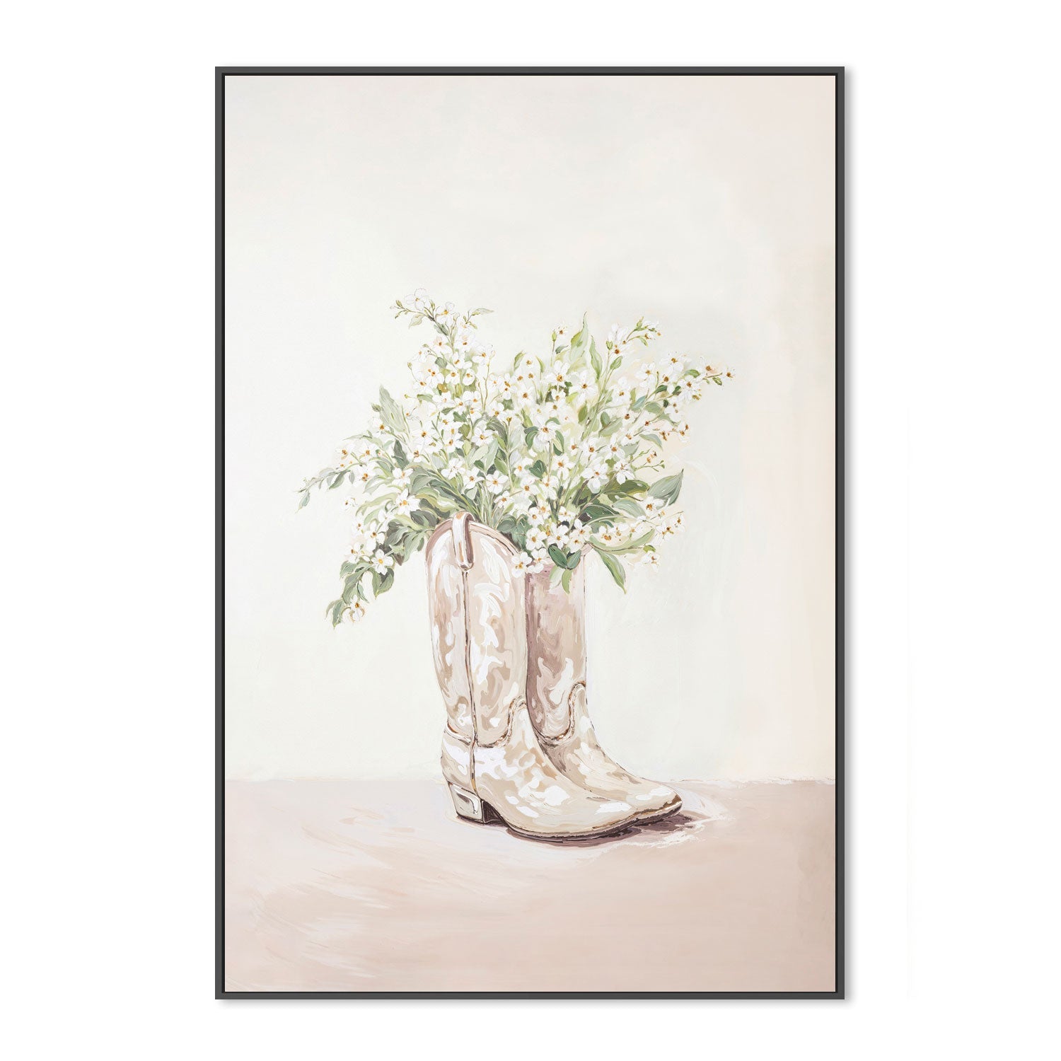 wall-art-print-canvas-poster-framed-White Boots , By Lady Hana-3