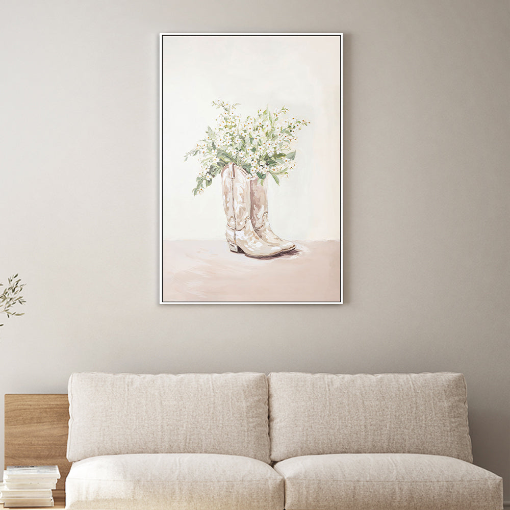 wall-art-print-canvas-poster-framed-White Boots , By Lady Hana-7