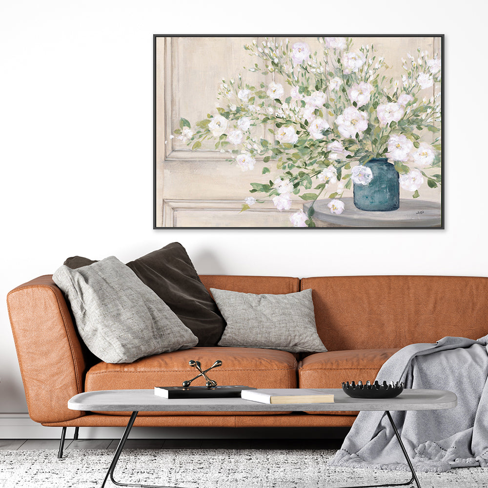 wall-art-print-canvas-poster-framed-White Bouquet-by-Julia Purinton-Gioia Wall Art