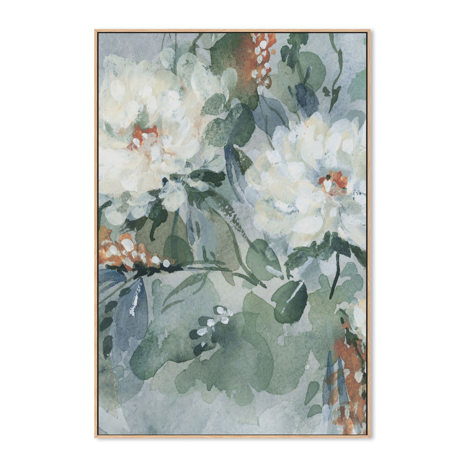 wall-art-print-canvas-poster-framed-White Bouquet, Style B , By Lucrecia Caporale-4