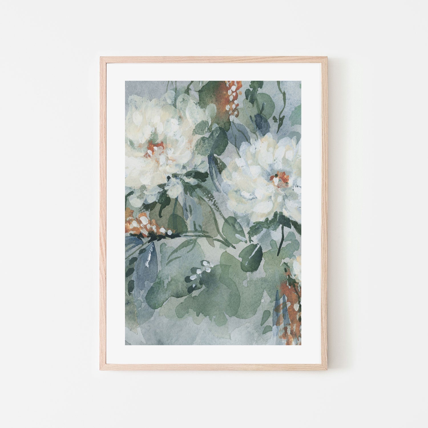 wall-art-print-canvas-poster-framed-White Bouquet, Style B , By Lucrecia Caporale-6