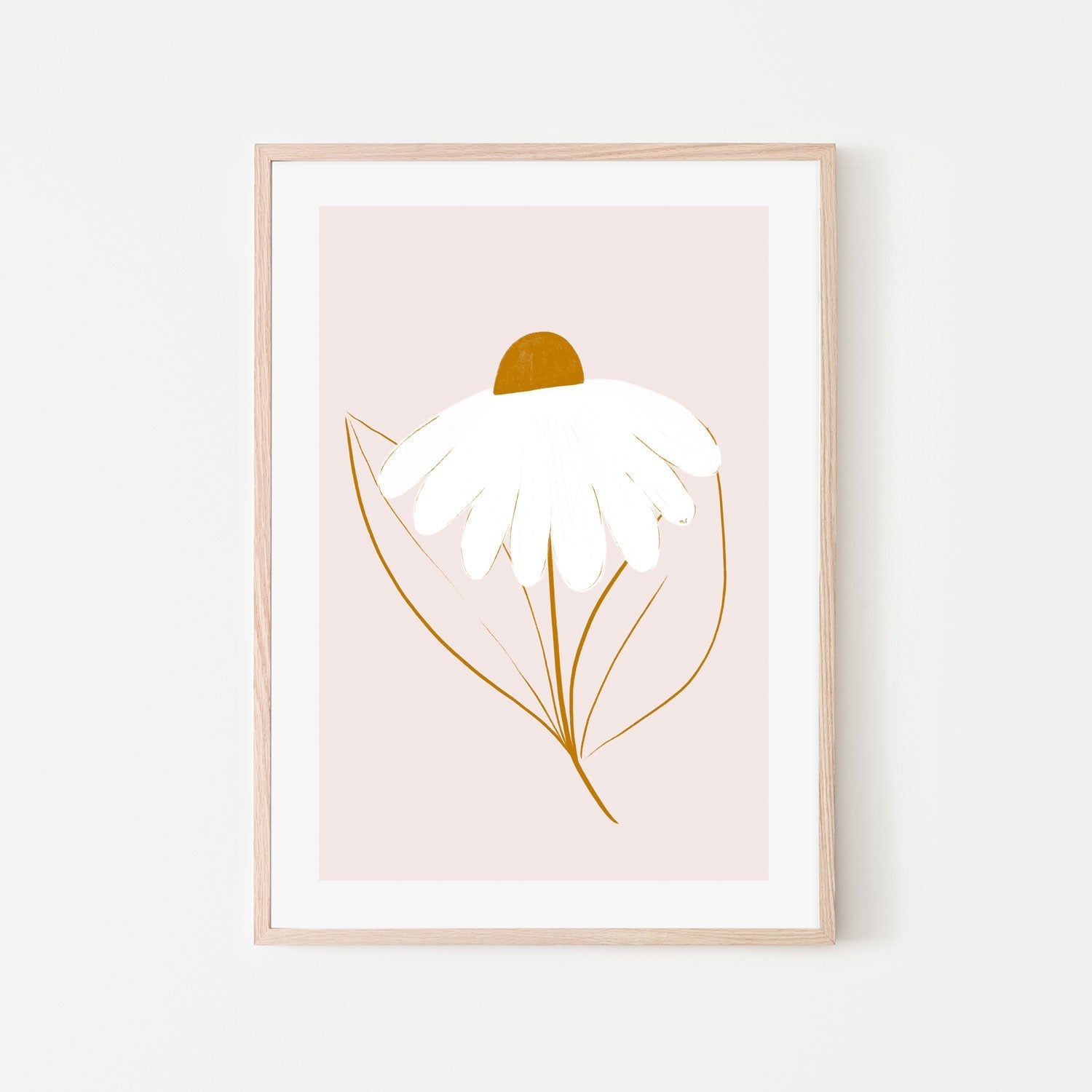 wall-art-print-canvas-poster-framed-White Daisyjpg , By Menina Lisboa-6