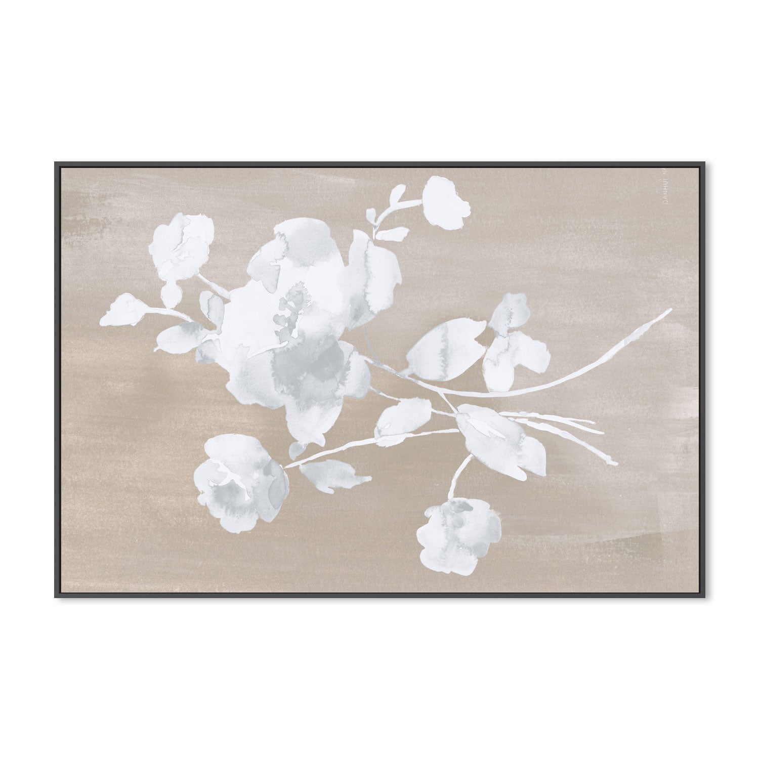 wall-art-print-canvas-poster-framed-White Florals of Summer , By Danhui Nai-3