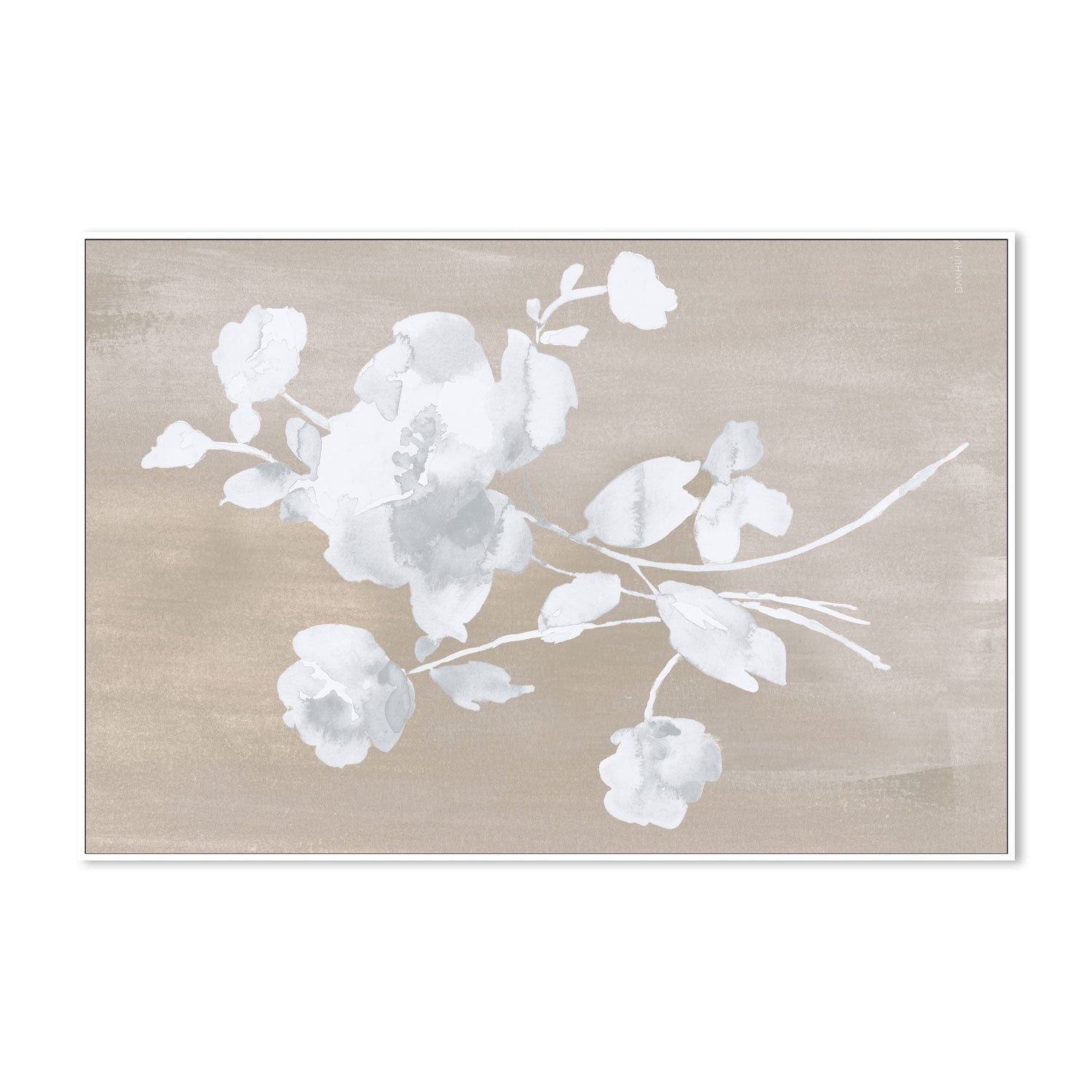 wall-art-print-canvas-poster-framed-White Florals of Summer , By Danhui Nai-5