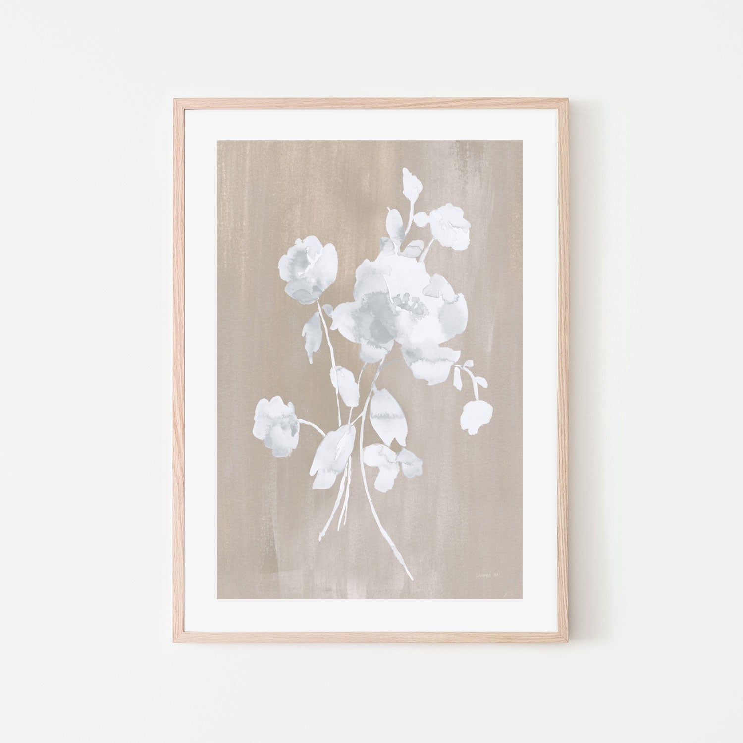 wall-art-print-canvas-poster-framed-White Florals Of Summer , By Danhui Nai-6