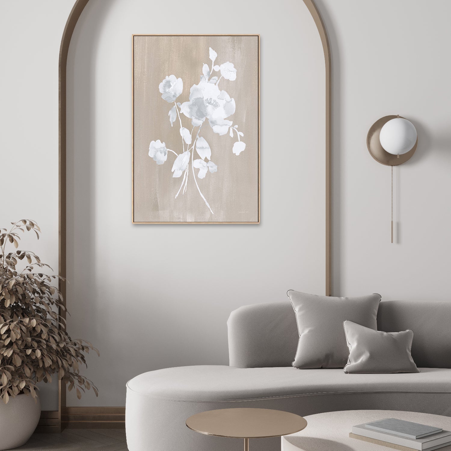 wall-art-print-canvas-poster-framed-White Florals Of Summer , By Danhui Nai-7