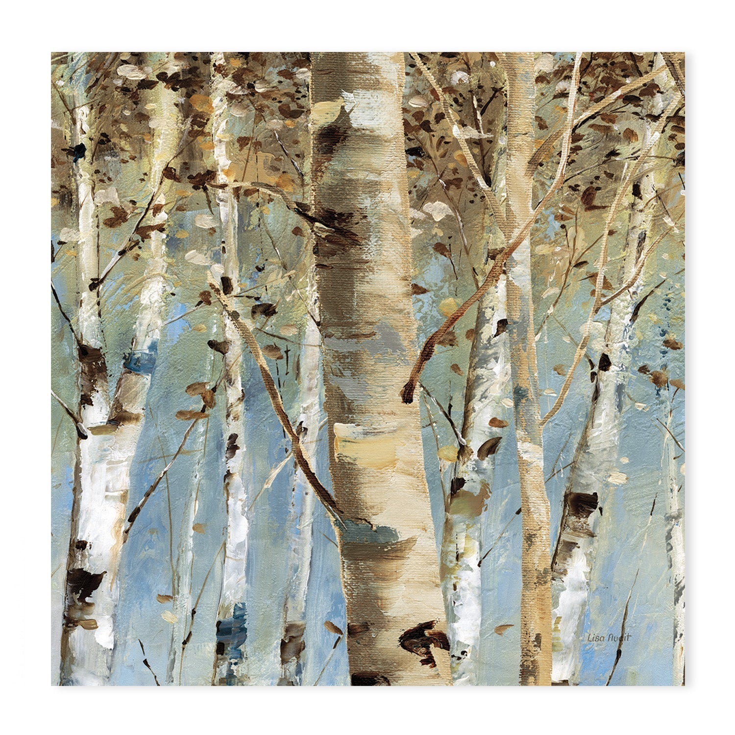 wall-art-print-canvas-poster-framed-White Forest, Style A & B, Set Of 2 , By Lisa Audit-GIOIA-WALL-ART