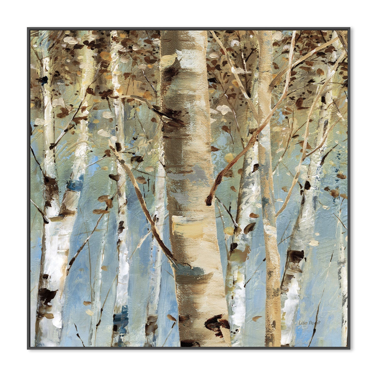 wall-art-print-canvas-poster-framed-White Forest, Style A , By Lisa Audit-GIOIA-WALL-ART