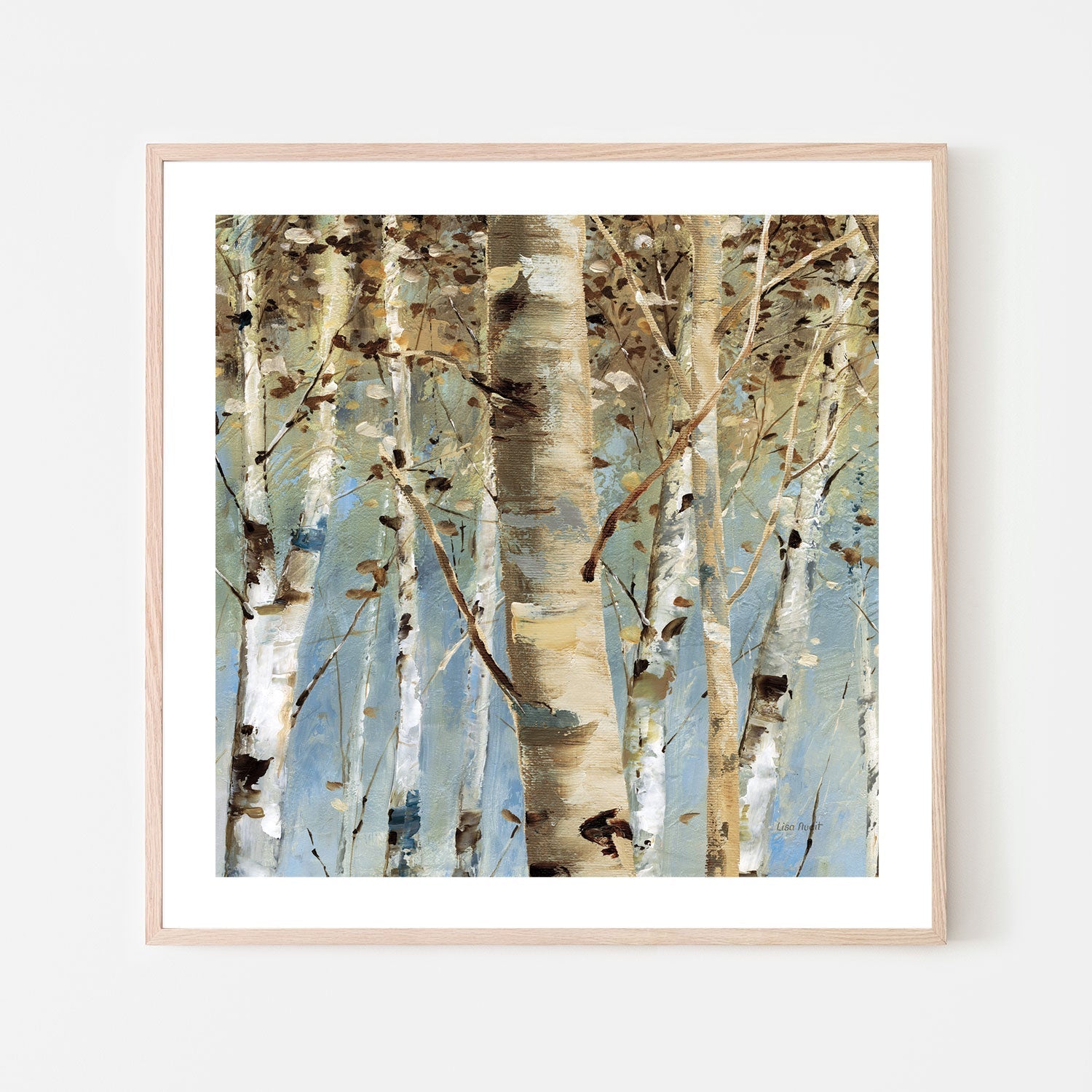 wall-art-print-canvas-poster-framed-White Forest, Style A , By Lisa Audit-GIOIA-WALL-ART