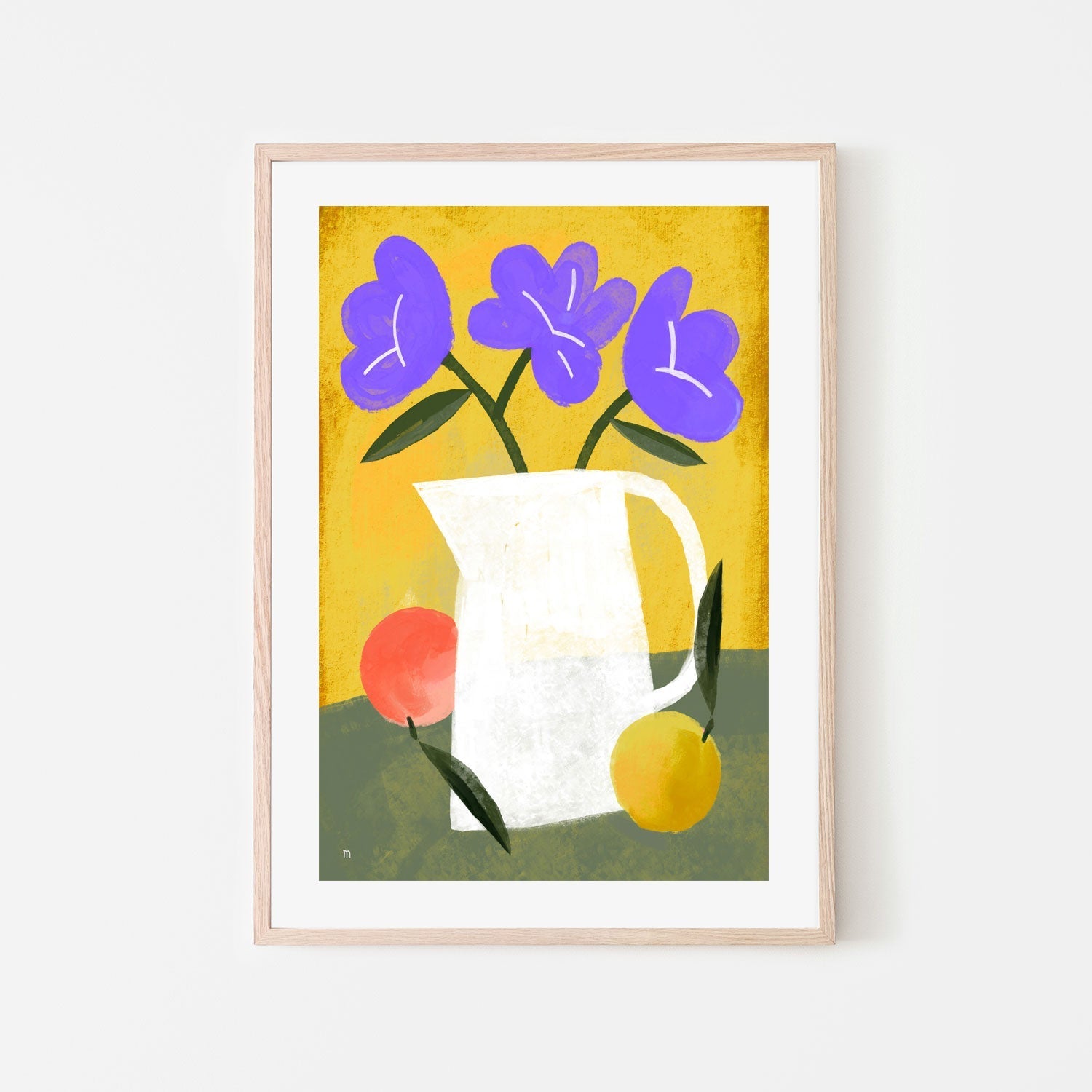 wall-art-print-canvas-poster-framed-White Jug , By Marco Marella-6