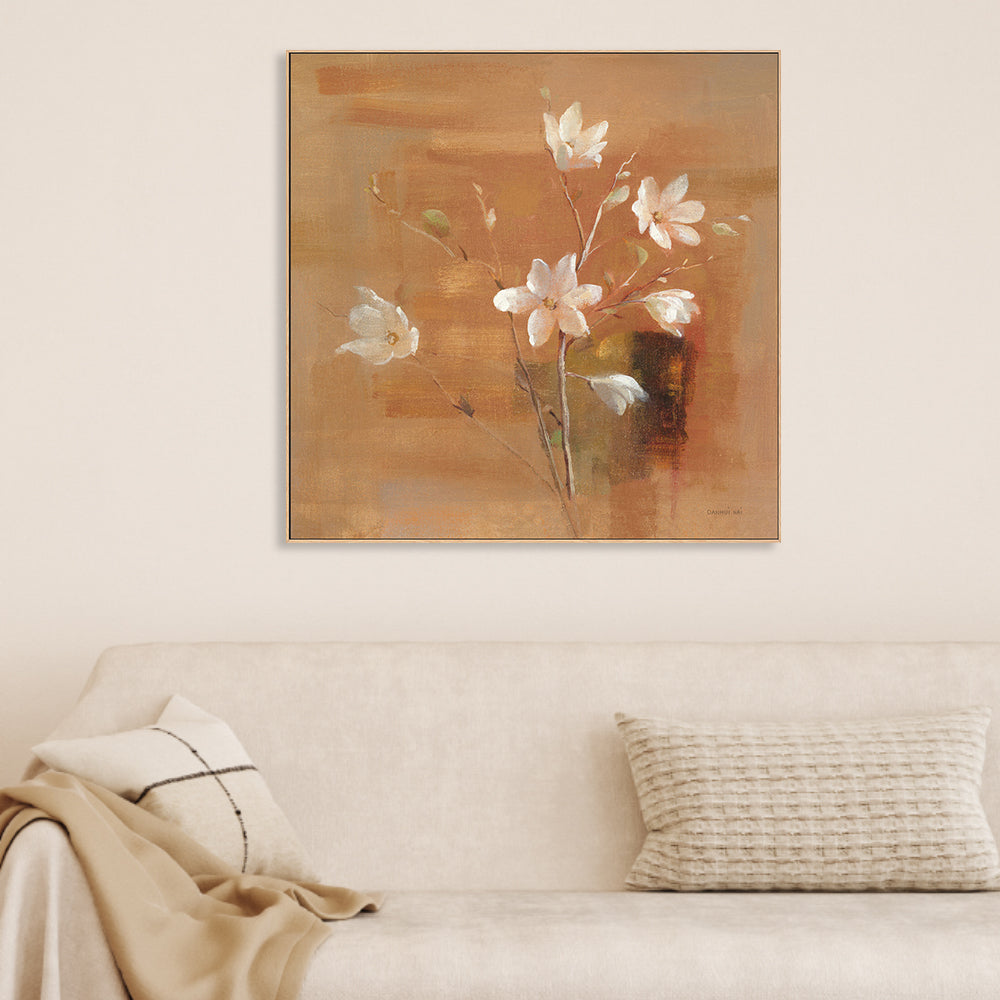 wall-art-print-canvas-poster-framed-White Magnolia , By Danhui Nai-2