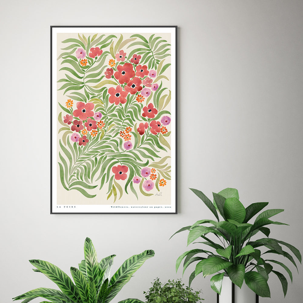 wall-art-print-canvas-poster-framed-Wild flowers , By La Poire-GIOIA-WALL-ART