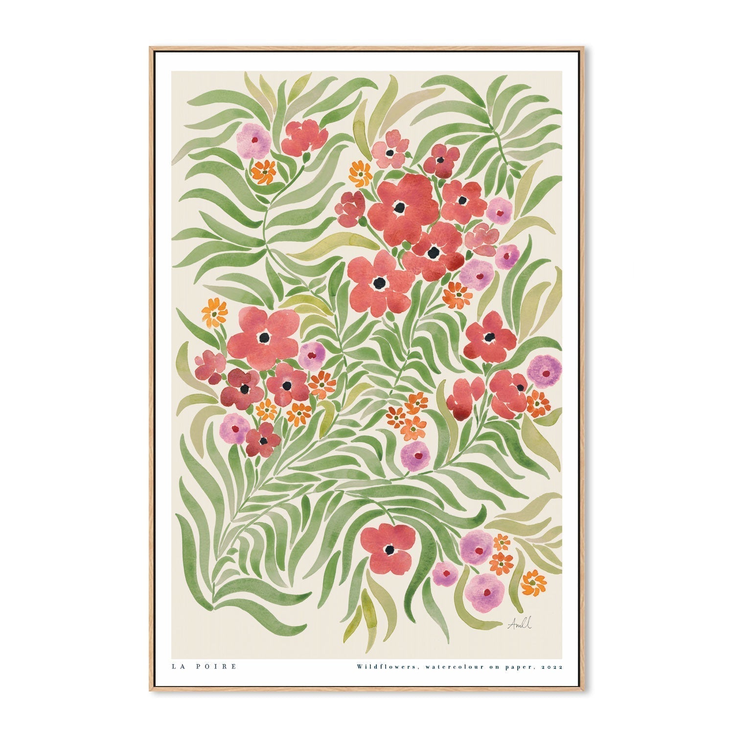 wall-art-print-canvas-poster-framed-Wild flowers , By La Poire-GIOIA-WALL-ART