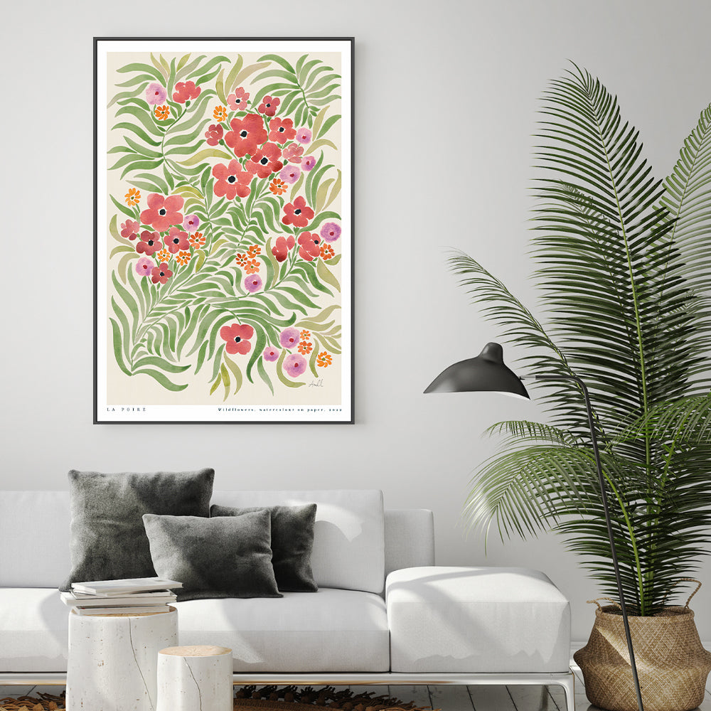 wall-art-print-canvas-poster-framed-Wild flowers , By La Poire-GIOIA-WALL-ART