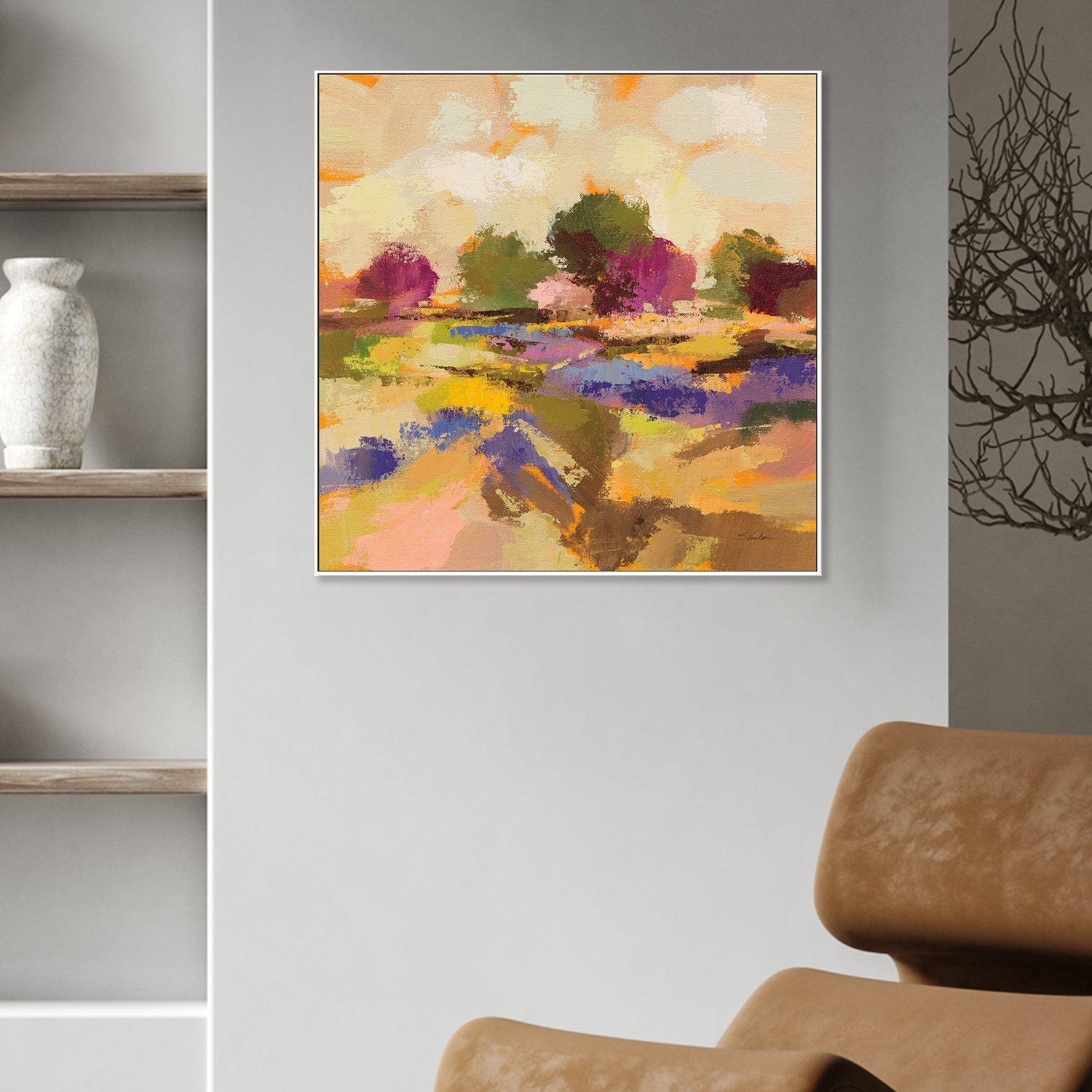 wall-art-print-canvas-poster-framed-Wildflower Bloom, Style A , By Silvia Vassileva-2