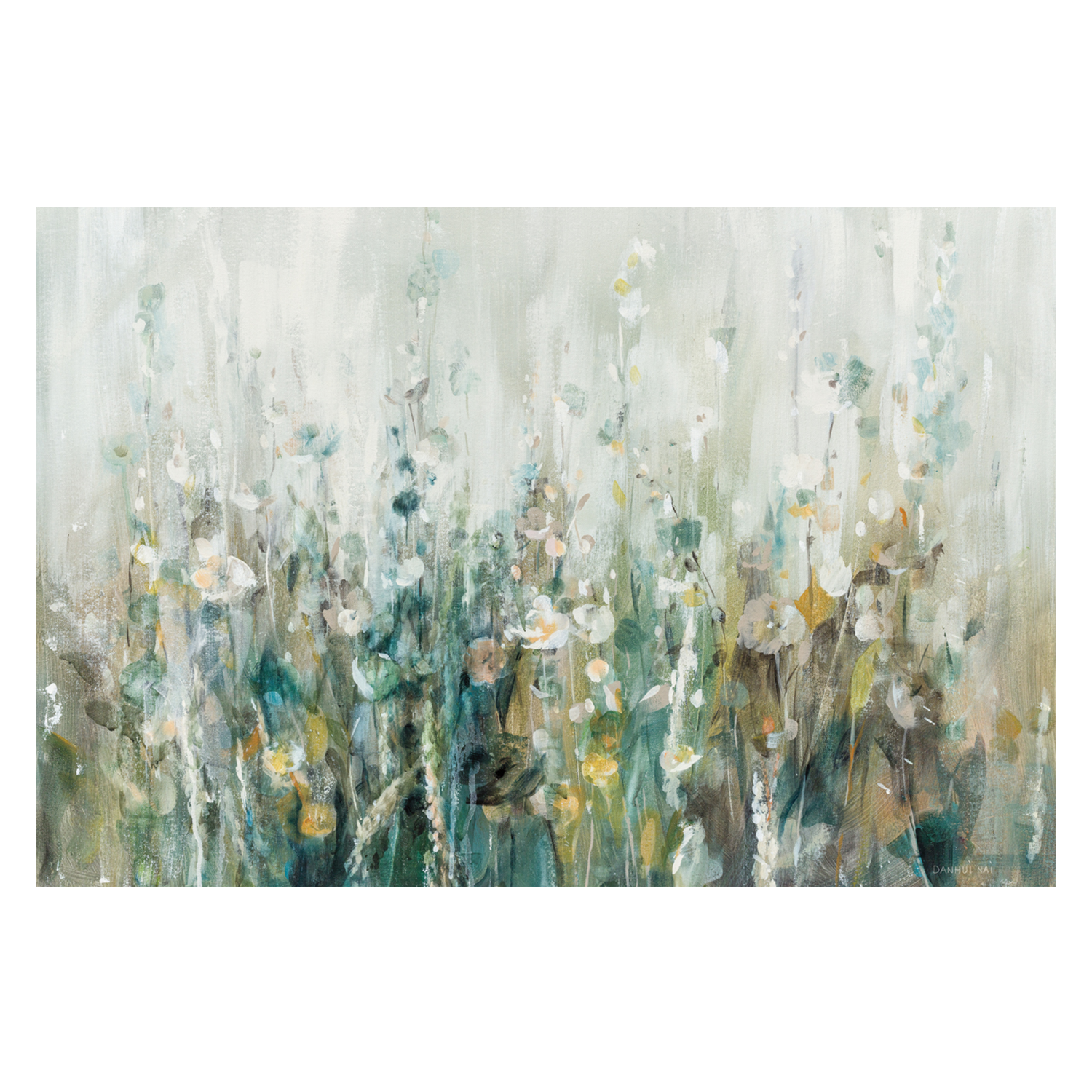 wall-art-print-canvas-poster-framed-Wildflower Field , By Danhui Nai-1