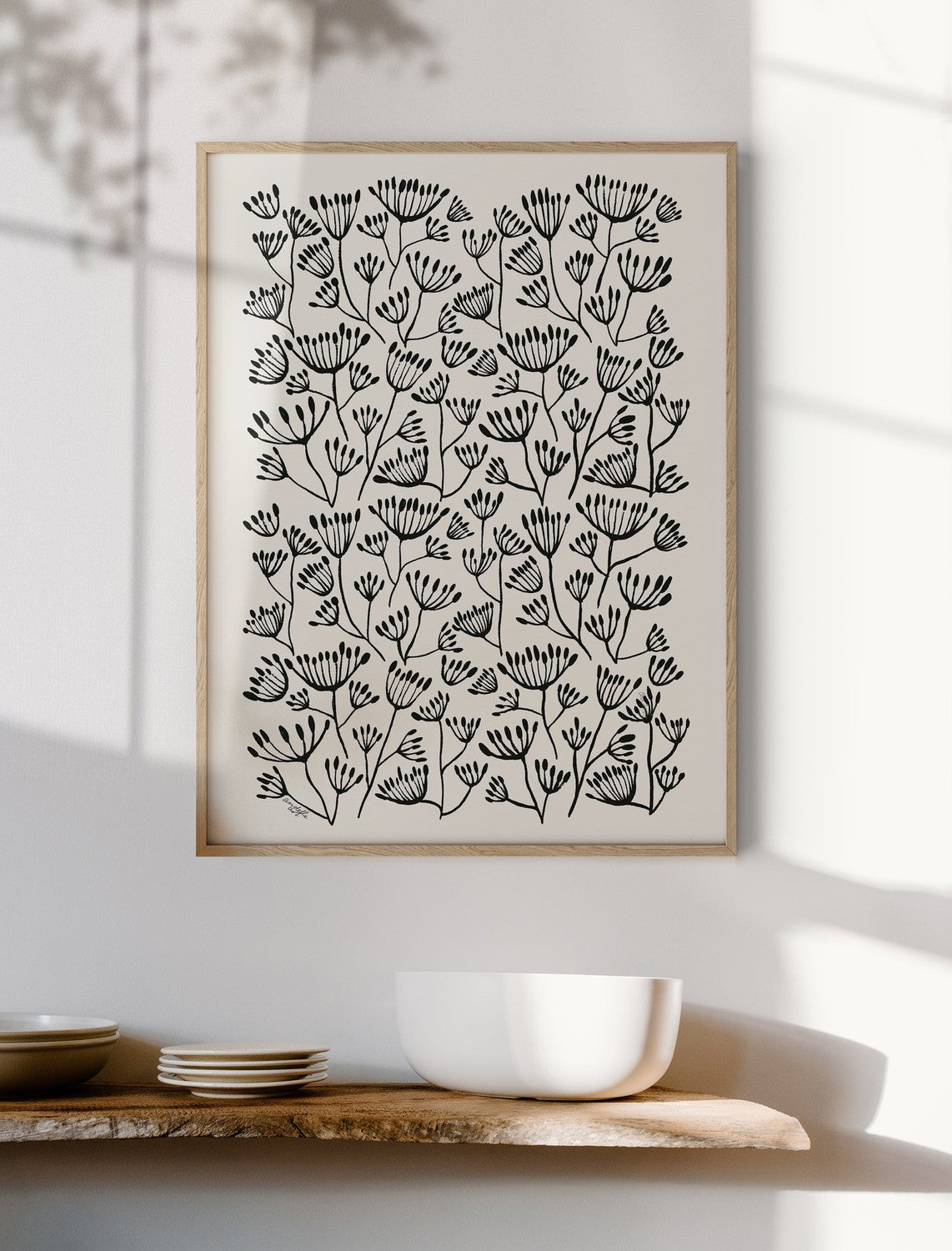 wall-art-print-canvas-poster-framed-Wildflower Pattern, Style A , By Andelle Art-2