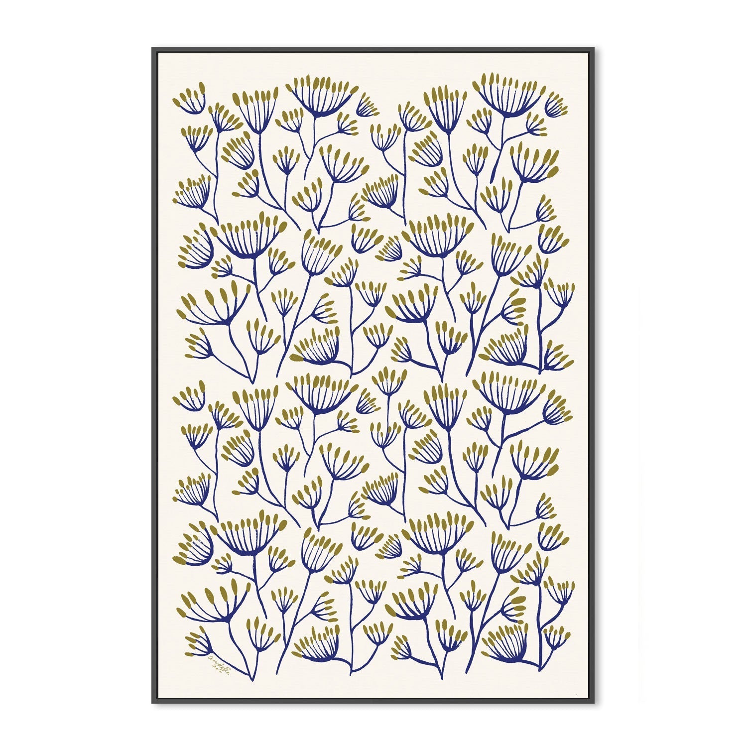 wall-art-print-canvas-poster-framed-Wildflower Pattern, Style C , By Andelle Art-3